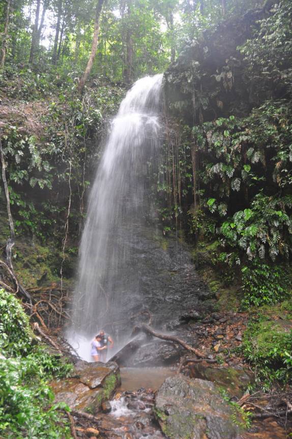 'Leo Val', ou Cachoeira do Leo, na Reserva Natural de Brownsberg, no Suriname